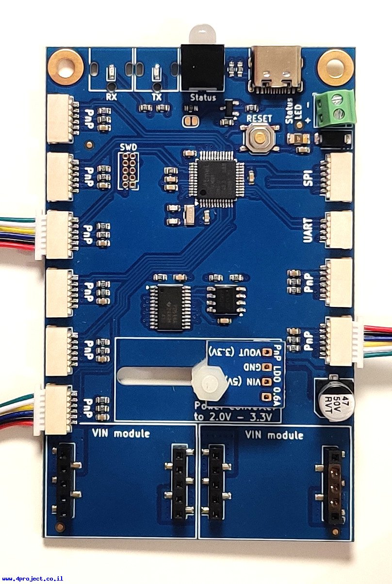 "כרטיס SAMD21 של מערכת Plug-n-Play"