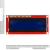 LCD טקסט 16x2, צהוב על כחול, 5V