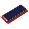 LCD טקסט 16x2, צהוב על כחול, 5V