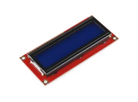 תמונה של מוצר LCD טקסט 16x2, צהוב על כחול, 5V