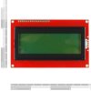 LCD טקסט 20x4, שחור על ירוק, 5V