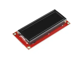 תמונה של מוצר LCD טקסט 16x2, חום על שחור, 3.3V, ממשק טורי