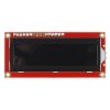 LCD טקסט 16x2, חום על שחור, 3.3V, ממשק טורי
