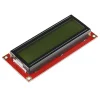 LCD טקסט 16x2, שחור על ירוק, 3.3V, ממשק טורי
