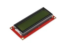 תמונה של מוצר LCD טקסט 16x2, שחור על ירוק, 3.3V, ממשק טורי