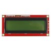LCD טקסט 16x2, שחור על ירוק, 3.3V, ממשק טורי