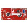LCD טקסט 16x2, אדום על שחור, 3.3V, ממשק טורי