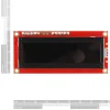 LCD טקסט 16x2, לבן על שחור, 3.3V, ממשק טורי