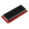 LCD טקסט 16x2, לבן על שחור, 3.3V, ממשק טורי
