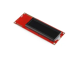 תמונה של מוצר LCD טקסט 16x2, אדום על שחור, 5V, ממשק טורי