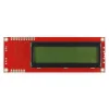LCD טקסט 16x2, שחור על ירוק, 5V, ממשק טורי