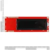 LCD טקסט 16x2, לבן על שחור, 5V, ממשק טורי