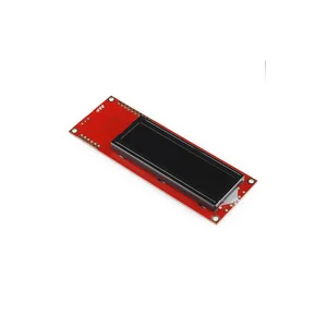 LCD טקסט 16x2, לבן על שחור, 5V, ממשק טורי