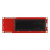 LCD טקסט 16x2, לבן על שחור, 5V, ממשק טורי