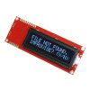 LCD טקסט 16x2, לבן על שחור, 5V, ממשק טורי