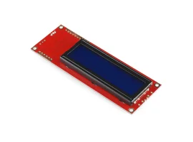 תמונה של מוצר LCD טקסט 16x2, צהוב על כחול, 5V, ממשק טורי