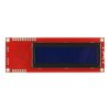 LCD טקסט 16x2, צהוב על כחול, 5V, ממשק טורי
