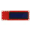 LCD טקסט 16x2, צהוב על כחול, 5V, ממשק טורי