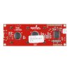 LCD טקסט 16x2, צהוב על כחול, 5V, ממשק טורי