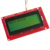 LCD טקסט 20x4, שחור על ירוק, 5V, ממשק טורי