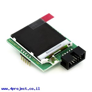 LCD גרפי נוקיה צבעוני, 128x128, ללוחות Olimex