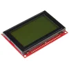 LCD גרפי שחור על ירוק, 128x64 STN, תאורת רקע