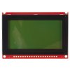 LCD גרפי שחור על ירוק, 128x64 STN, תאורת רקע