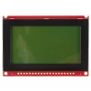 LCD גרפי שחור על ירוק, 128x64 STN, תאורת רקע