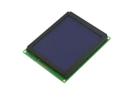 תמונה של מוצר LCD גרפי לבן על כחול, 160x128 STN, תאורת רקע