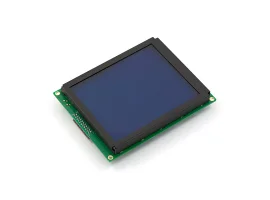 תמונה של מוצר LCD גרפי לבן על כחול, 160x128 STN, תאורת רקע, ממשק טורי
