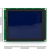 LCD גרפי לבן על כחול, 160x128 STN, תאורת רקע, ממשק טורי