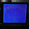 LCD גרפי לבן על כחול, 160x128 STN, תאורת רקע, ממשק טורי