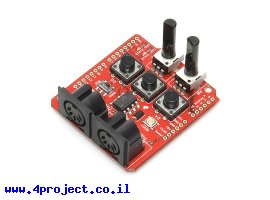 תמונה של מוצר מגן Arduino MIDI - גרסה קודמת