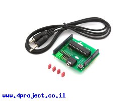 תמונה של מוצר מגן Arduino - תצוגה על טלויזיה