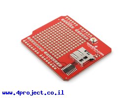 תמונה של מוצר מגן Arduino microSD - גרסה קודמת