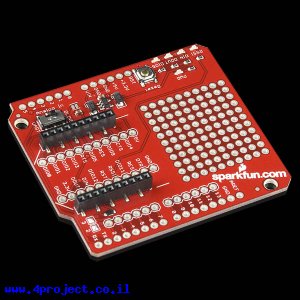 מגן Arduino XBee של SparkFun - גרסה קודמת