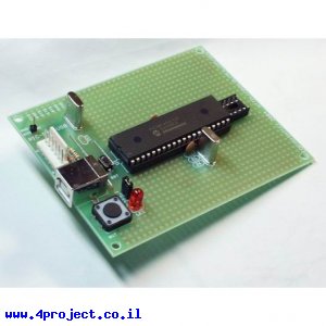 כרטיס פיתוח PIC 40 Pin עם USB