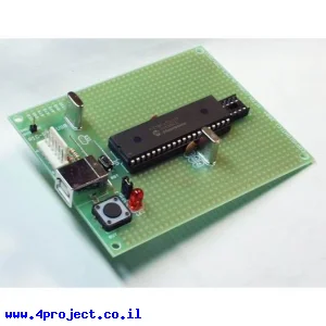 כרטיס פיתוח PIC 40 Pin עם USB