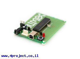 תמונה של מוצר כרטיס פיתוח PIC 40 Pin עם USB ל-PIC18F4550