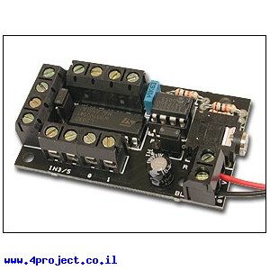 כרטיס פיתוח PICAXE 8 Pin עם דוחף מנוע