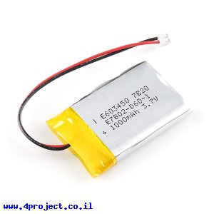 סוללה - LiPoly 3.7V/1000mAh/2C