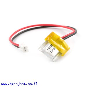 סוללה - LiPoly 3.7V/20mAh/2C