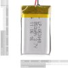 סוללה - LiPoly 3.7V/850mAh/2C