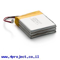 סוללה - LiPoly 3.7V/6Ah/2C