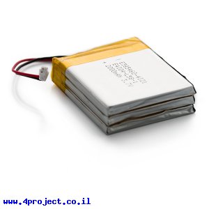 סוללה - LiPoly 3.7V/6Ah/2C
