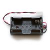 בית סוללה - 2xAA עם ממיר DC-DC ל-5V