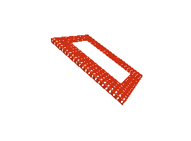 תמונה של מוצר פלטה מקופלת 15x23 עם חלון 7x17