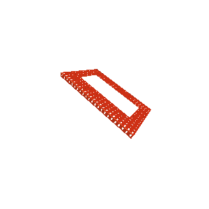 פלטה מקופלת 15x23 עם חלון 7x17