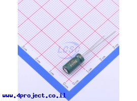 תמונה של מוצר קבל אלקטרוליטי 15 מיקרו 50 וולט