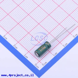 קבל אלקטרוליטי 15 מיקרו 50 וולט